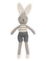 Jollein 037-001-65366 Stofftier Kuscheltier Hase Kaninchen Junge Joey grau – Bild 6