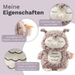 Steiff Kuscheltier Ollie Eule, Süßes Stofftier, Jungen, Mädchen & Babys ab 0 Monaten, Friends, Plüschtie, Beige – Bild 5