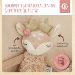Bieco Kuscheltier Reh Ella mit Rassel | Baby Kuscheltier ab 0 Monate Stofftier Baby Plüschtier Rehr – Bild 4